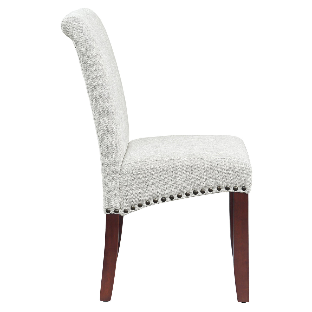 Smoke Ash Fabric Dining Chair U457