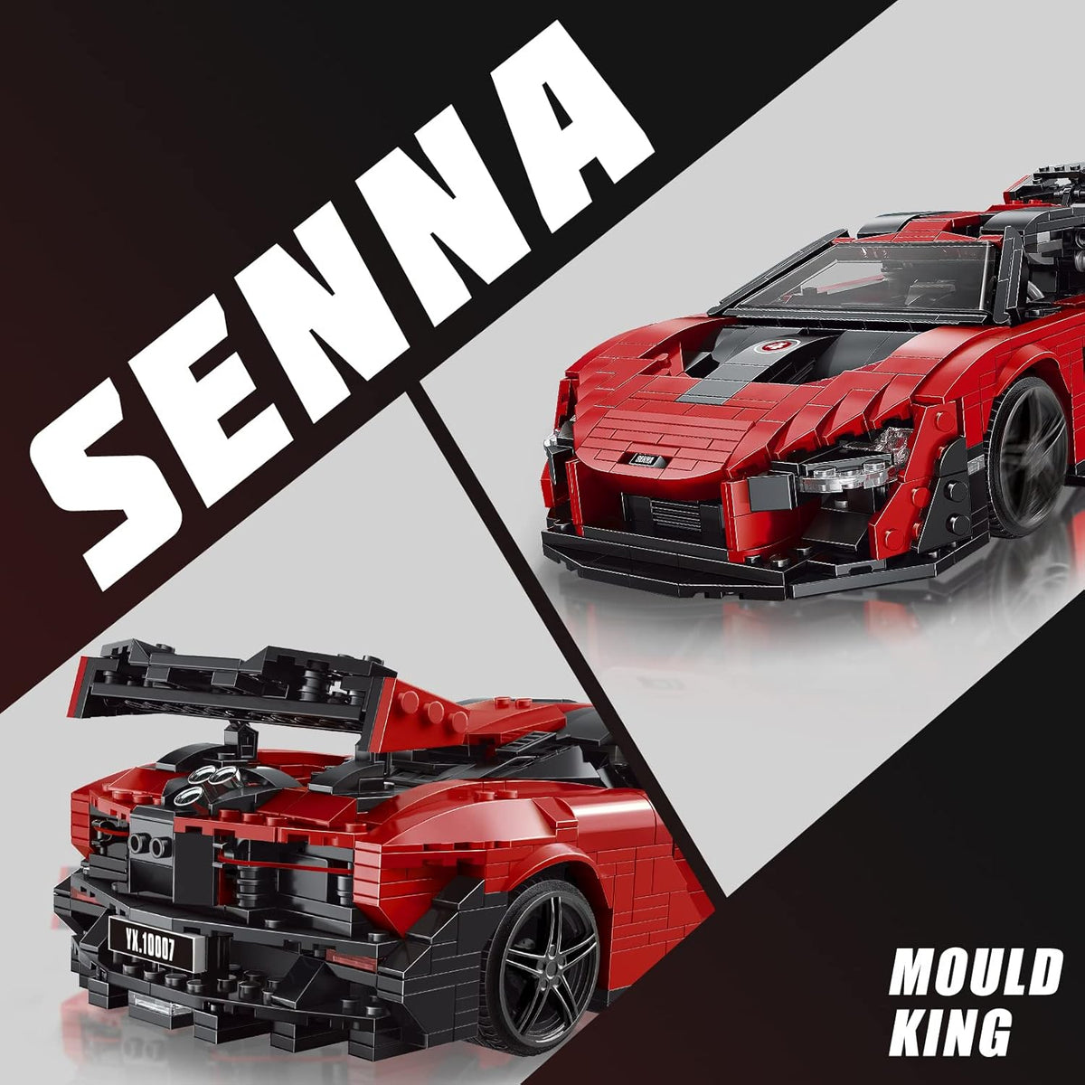 1:12 Scale Building Toys Car Building Kits (1182 Pieces) Pack of 2 A86892