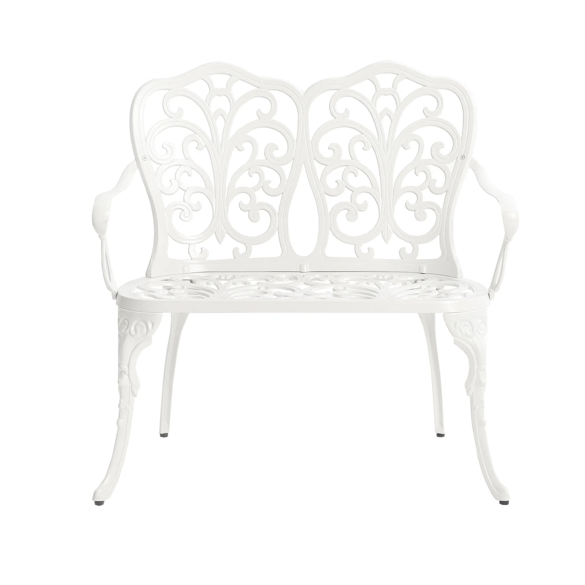 Black Cast Aluminium Garden Bench Z18856