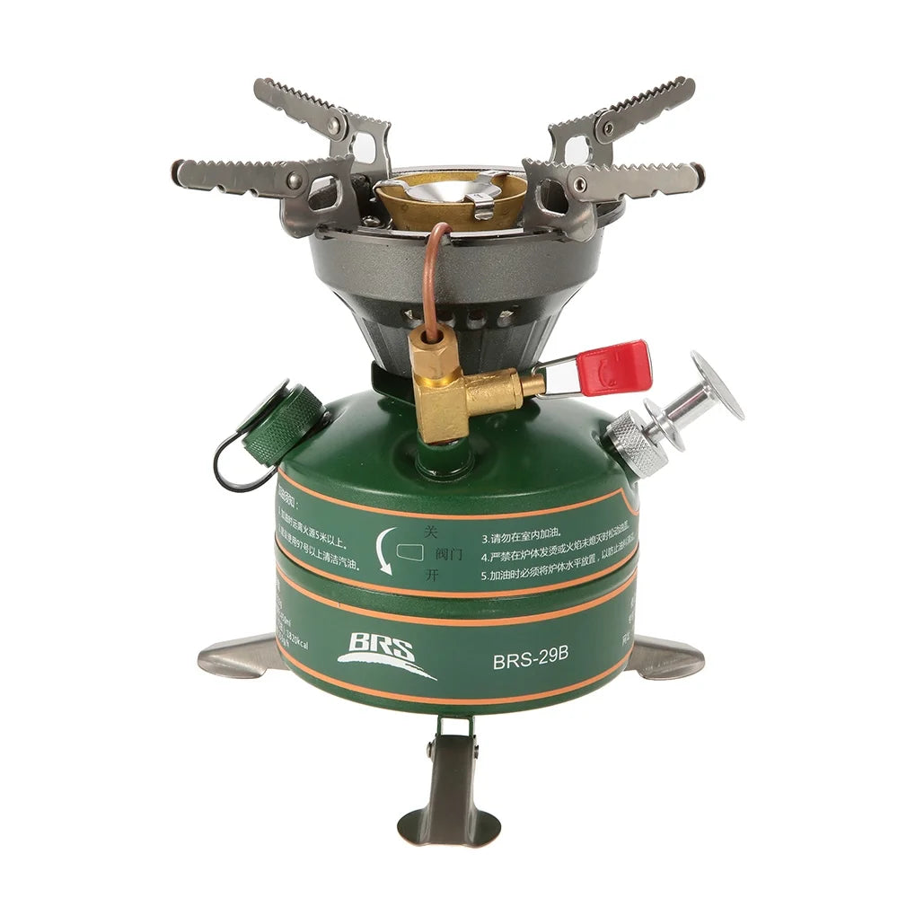 Portable Gasoline-burning Camping Furnace Cooker R2507