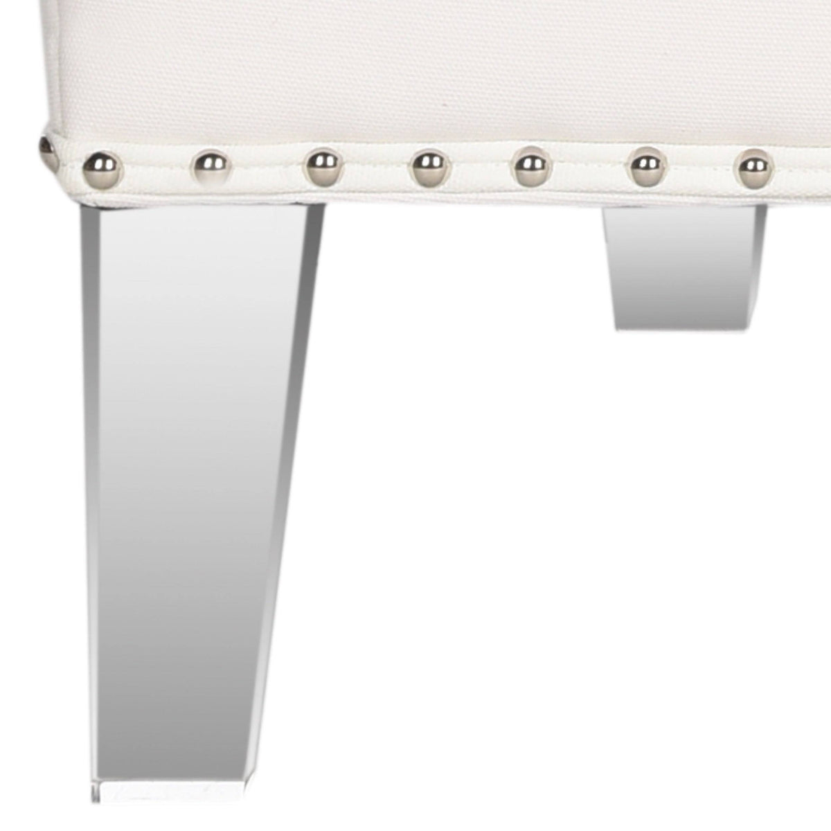 White Tufted Club Chair A31474