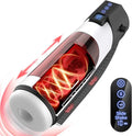 3D Textured Male Masturbator with 9 Suction Vibration Heating J3164