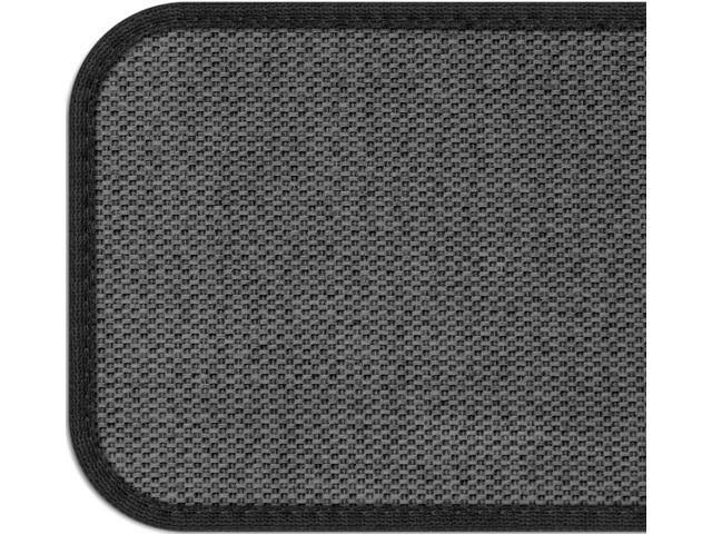 Black Ripple Carpet Stair Treads R220