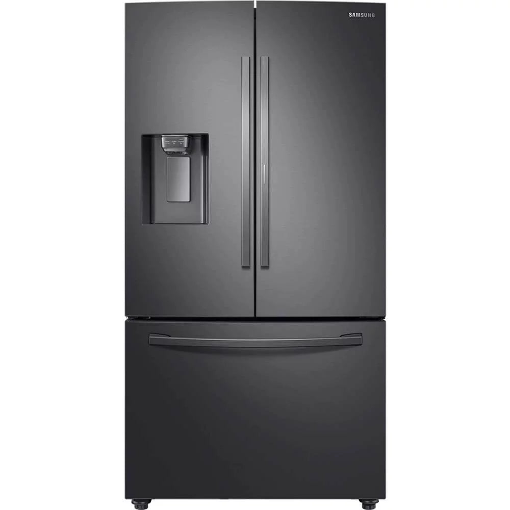 28 Cu. Ft. 3-Door French Door Refrigerator Black Stainless X569716