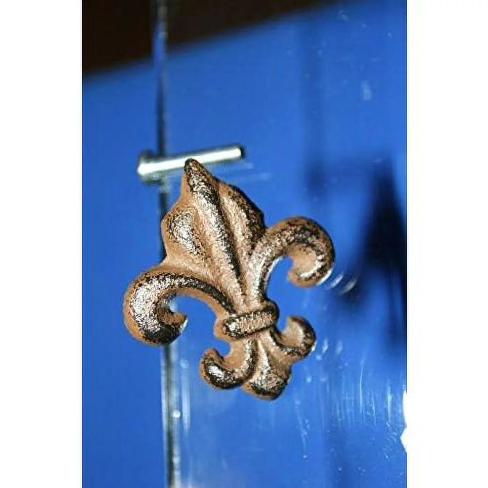 Cast Iron Fleur De Lis Cabinet Knobs, Pack Of 30, 2" M61587