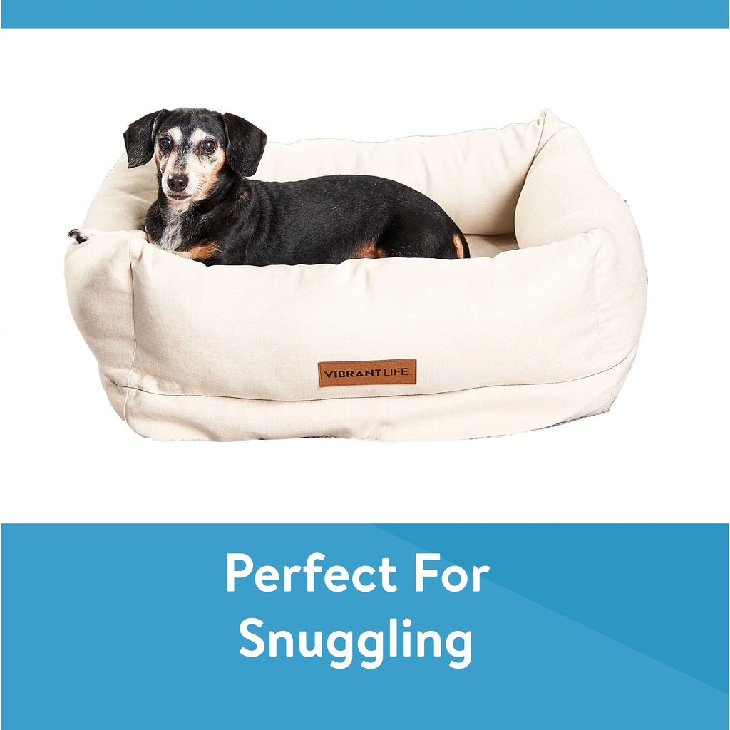 Beige Small Dog Bed N327851