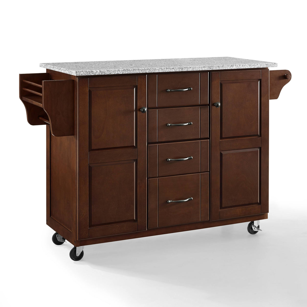 Solid Granite Top Kitchen Cart T2912