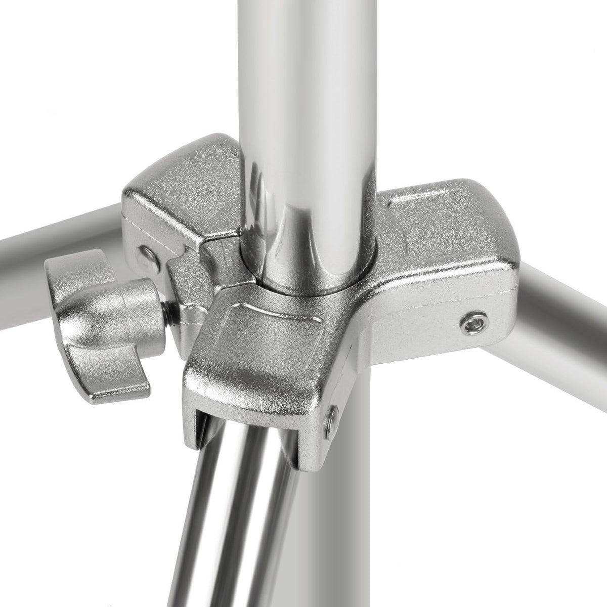 Stainless Steel Light Stand Silver 79 inches Foldable Heavy Duty Stand Pack of 2 Z869917