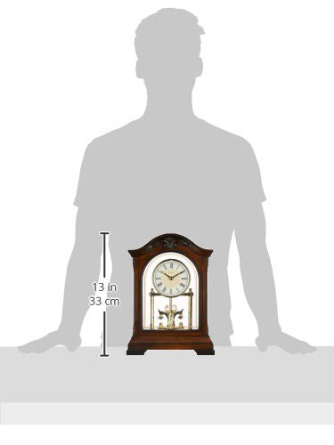 Walnut Chiming Clock O80091