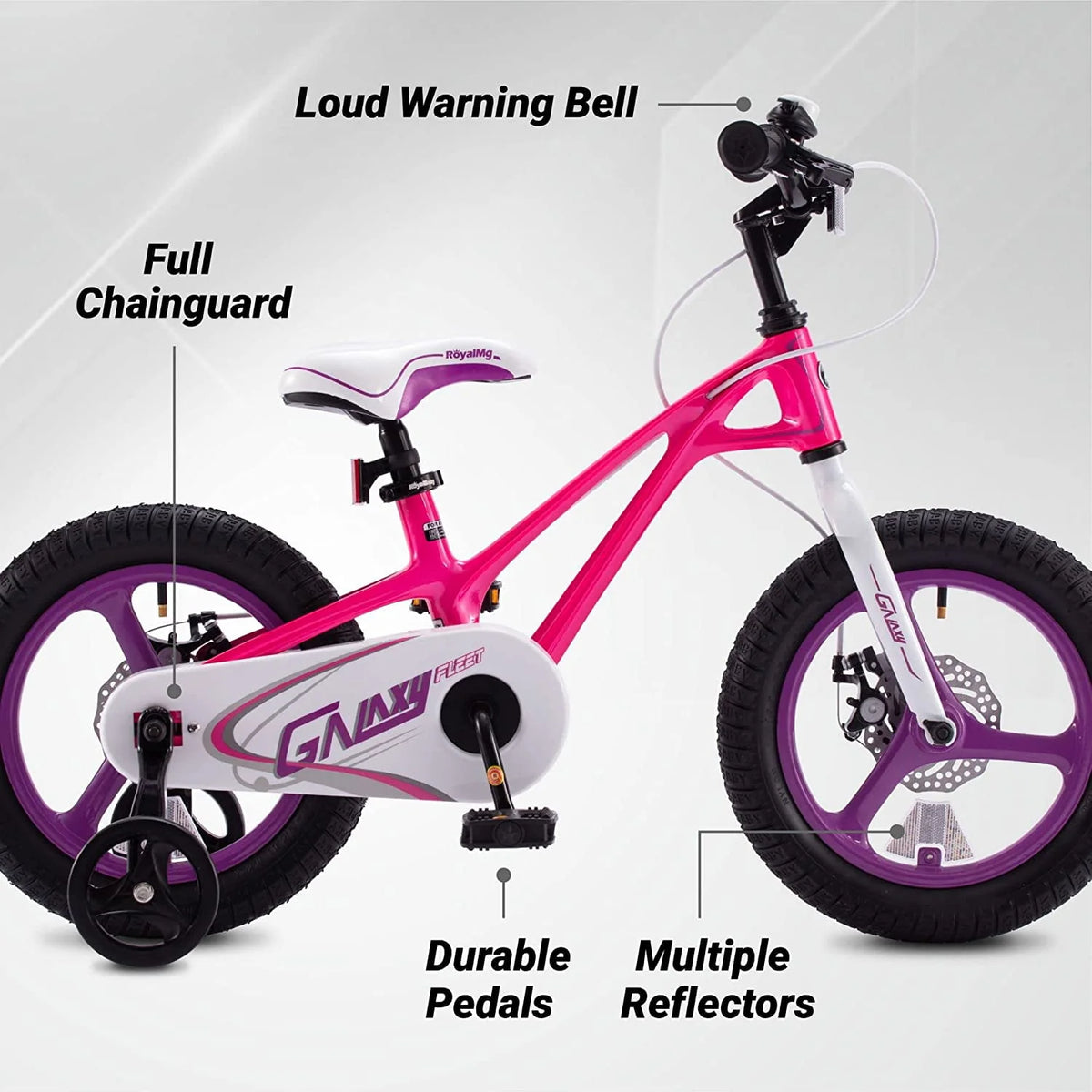 16 In. Kids Bike with Disc Brake and Training Wheel B620