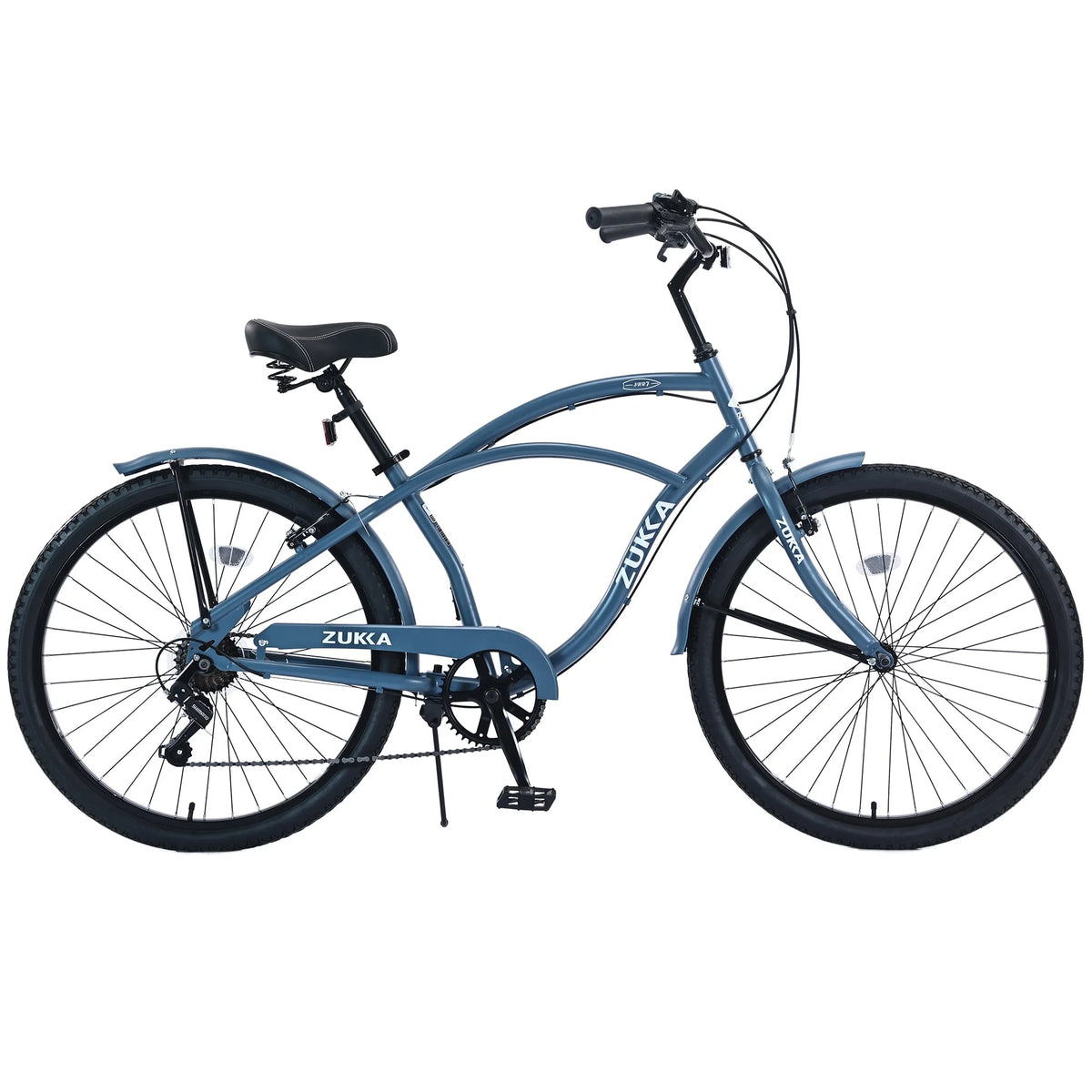 Mint Green 7 Speed Steel Frame Beach Cruiser Bike B77773