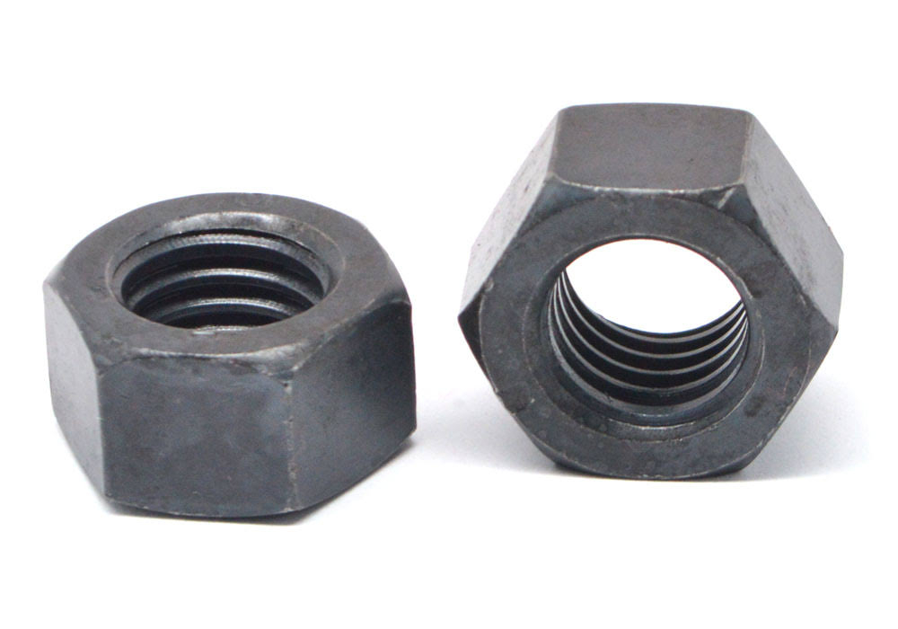 7/16x22-14 Grade 8 Hex Nut Medium Carbon Steel Black Oxide D395