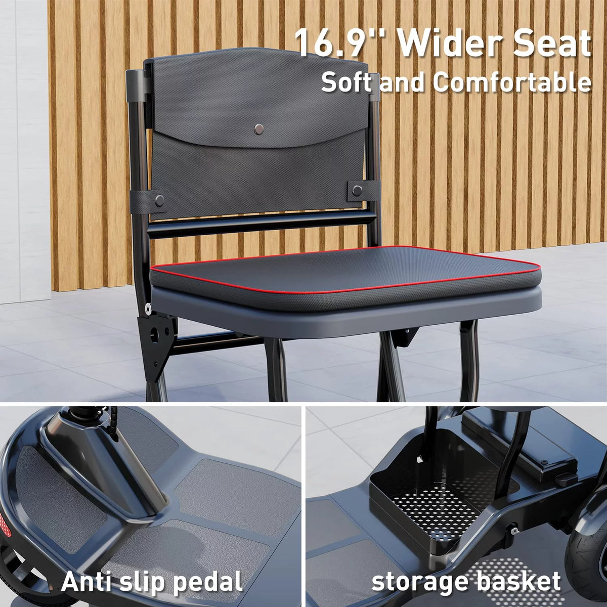 4 Wheel Portable Folding Mobility Scooter L70516