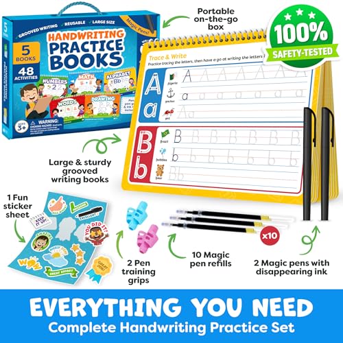 Grooved Handwriting Practice Books I1489