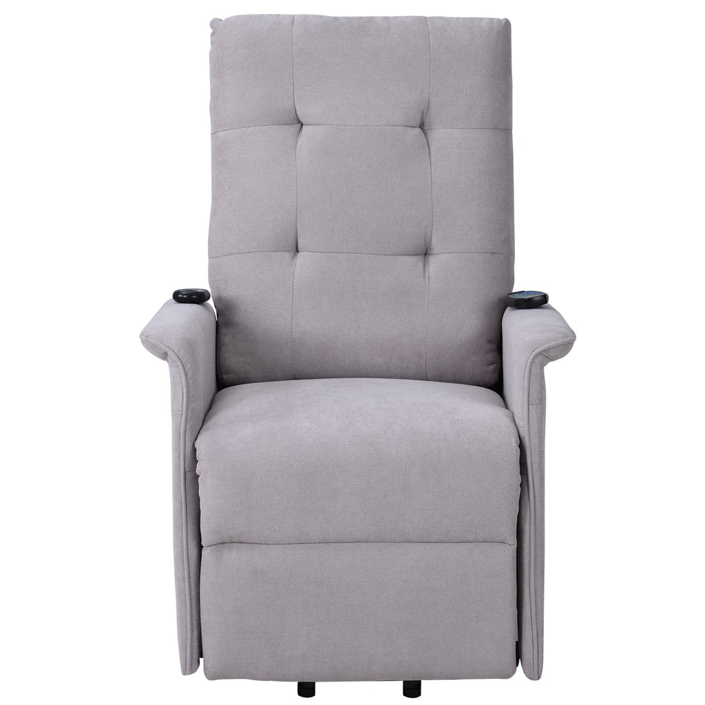 Power Lift Recliner Chair Light Gray C87010