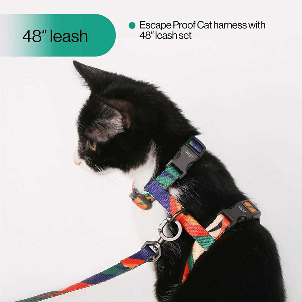 Cat Harness and Leash Set Escape Proof Adjustable N398