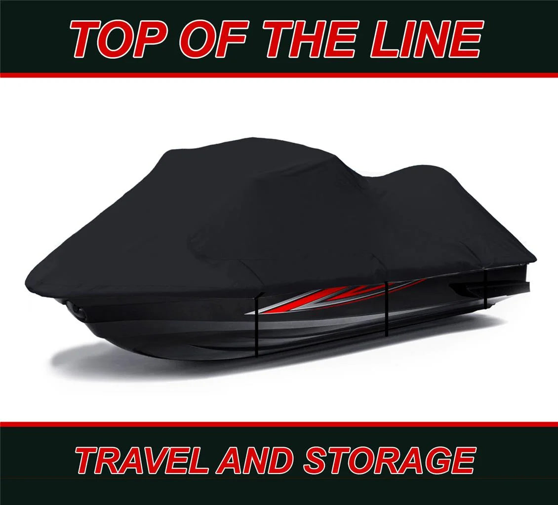 Black 600 Denier JetSki Cover for PWC N1409