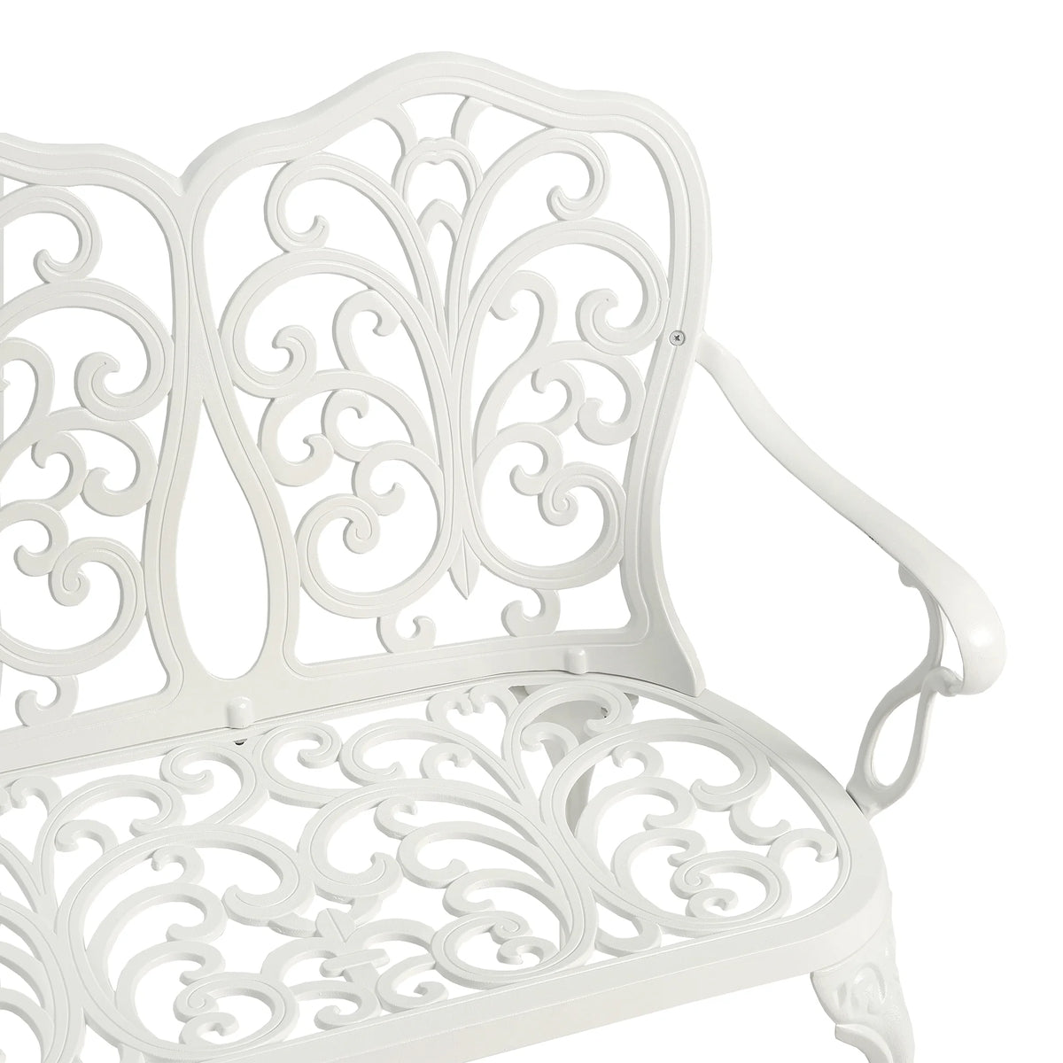 Black Cast Aluminium Garden Bench Z18856
