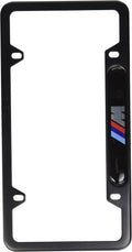 Black Stainless Steel License Frame Pack of 2 H154