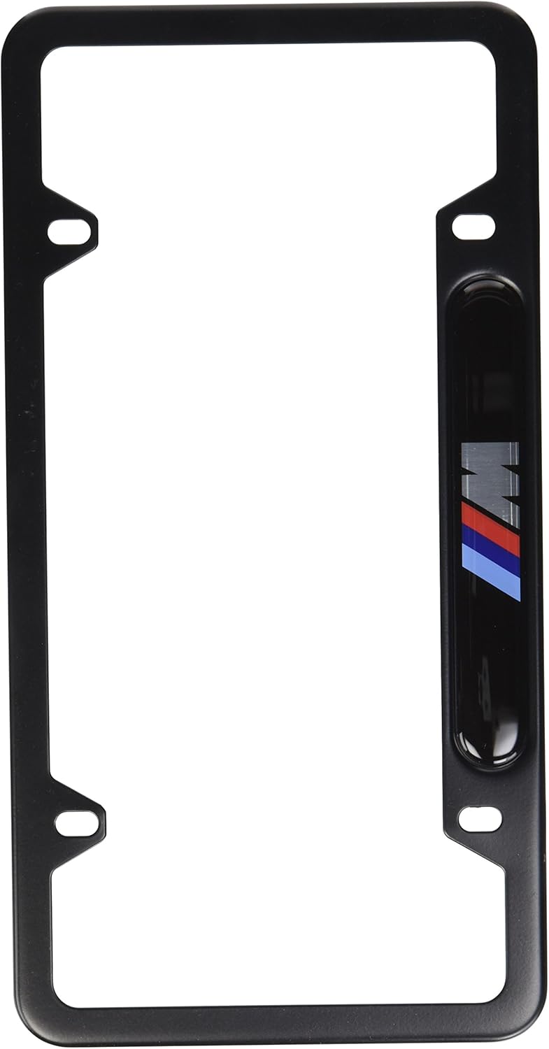 Black Stainless Steel License Frame Pack of 2 H154