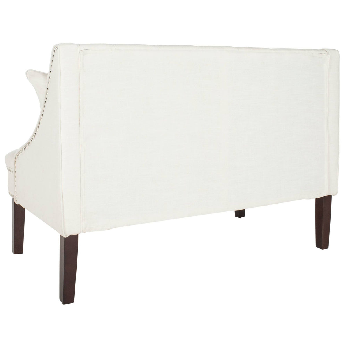 Light Beige Linen Settee U5220