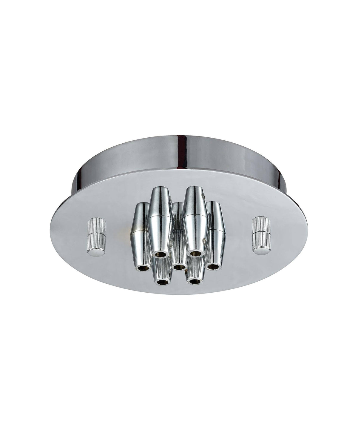 7 Light Small Round Canopy in Polished Chrome Q7222