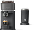 Black Espresso Machine with Milk Frother Bundle U335