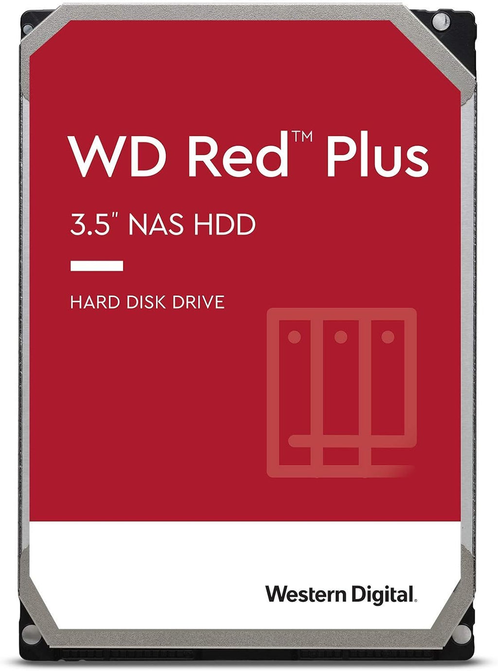 10TB WD Red Plus NAS Internal Hard Drive HDD - 5400 RPM, SATA 6 Gb/s, CMR, 256 MB Cache, 3.5 B3439