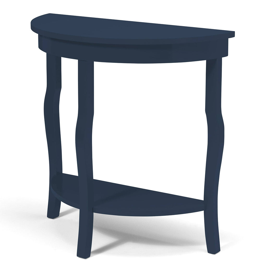 Blue Half Moon Console Table W9105