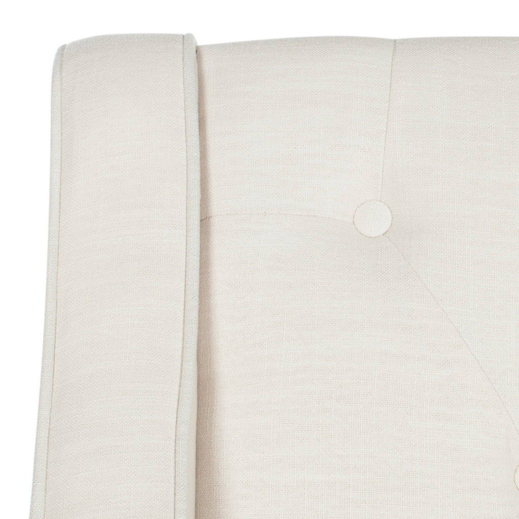 Light Beige Linen Settee U5220