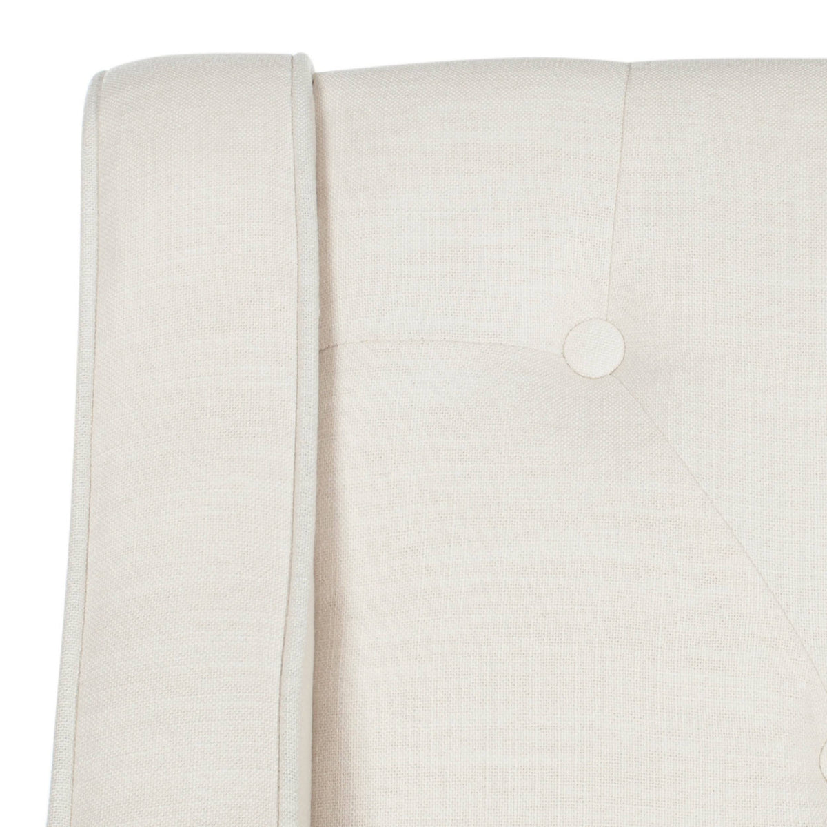 Light Beige Linen Settee U5220