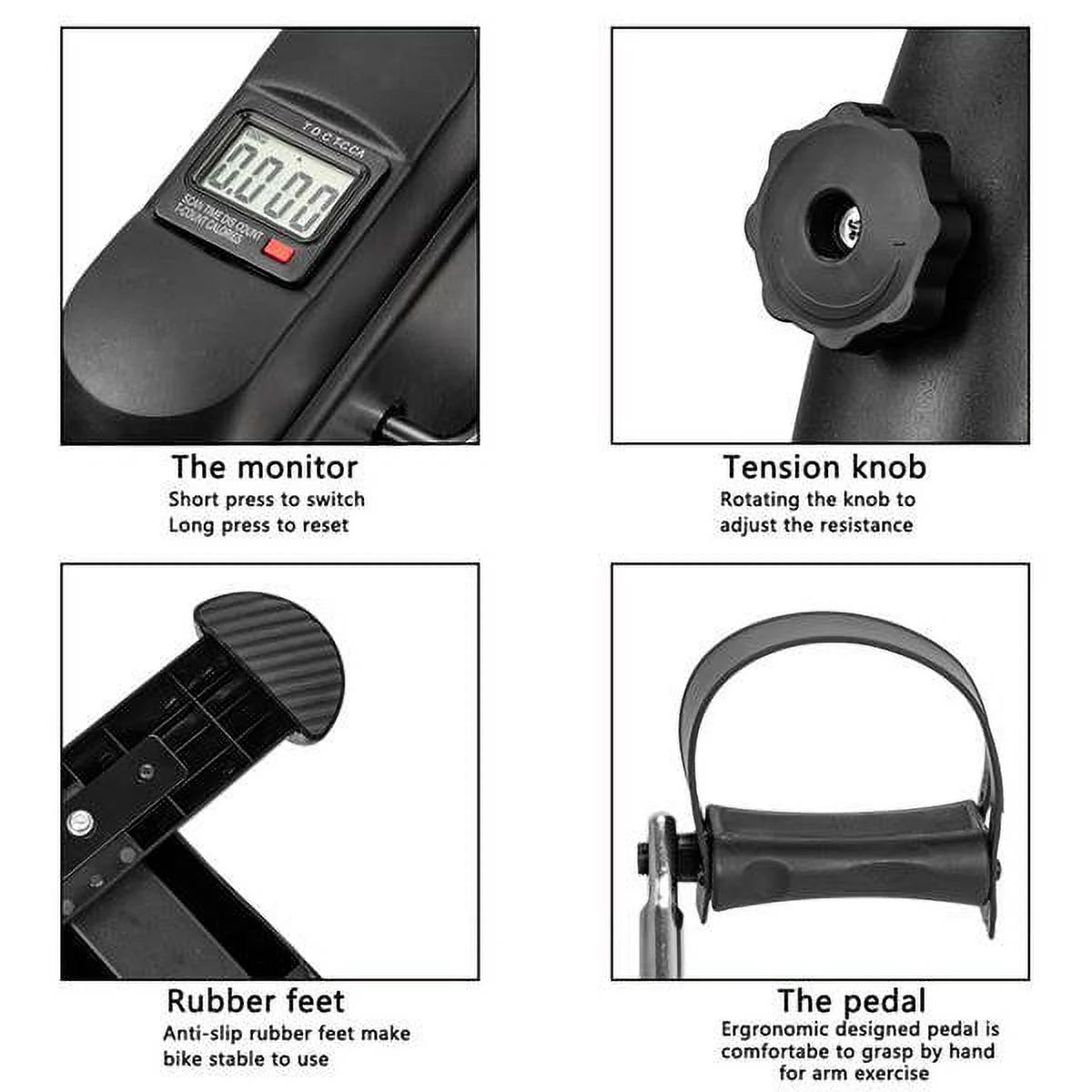 Mini Portable Pedal Exercise Bike with LCD Screen Y307