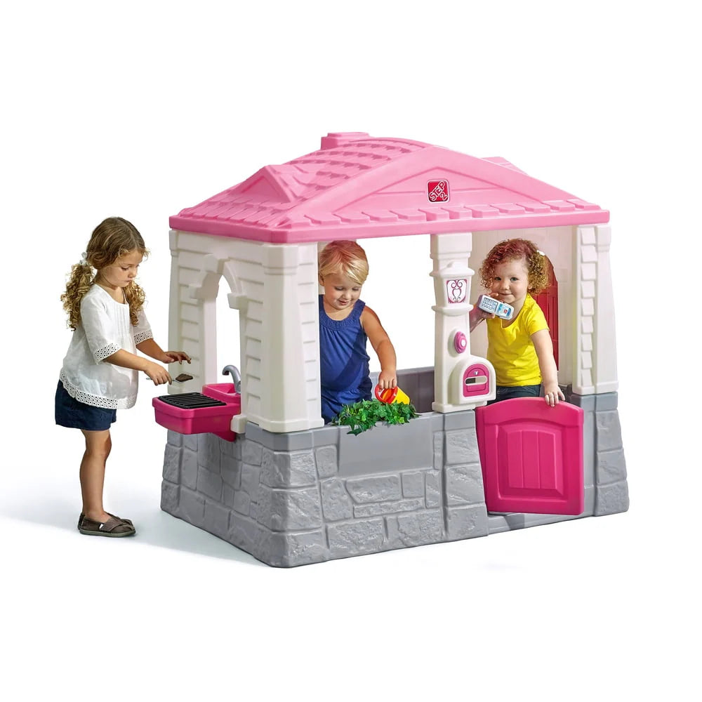Brown Plastic Kids Playhouse J25344