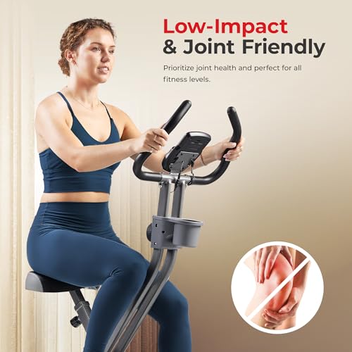 Foldable Magnetic Exercise Bike with Digital Monitor A496129