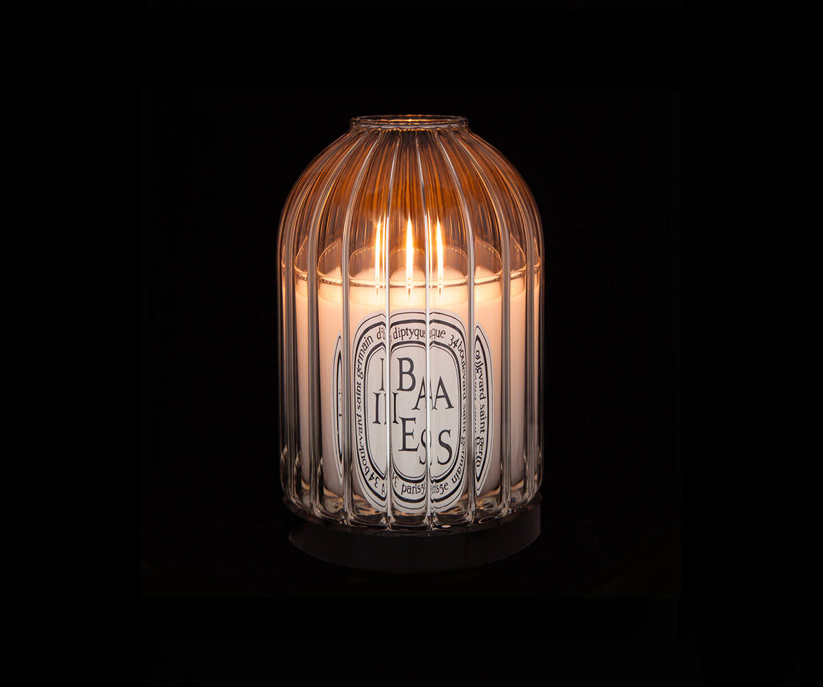 Glass Candle Holder P63060