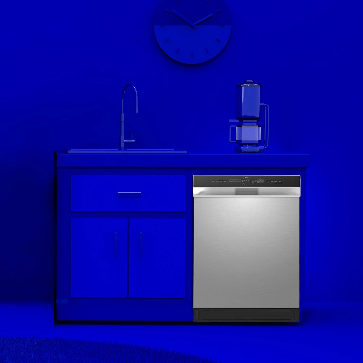 24" Front Control Built-in Dishwasher Stainless Steel F54846