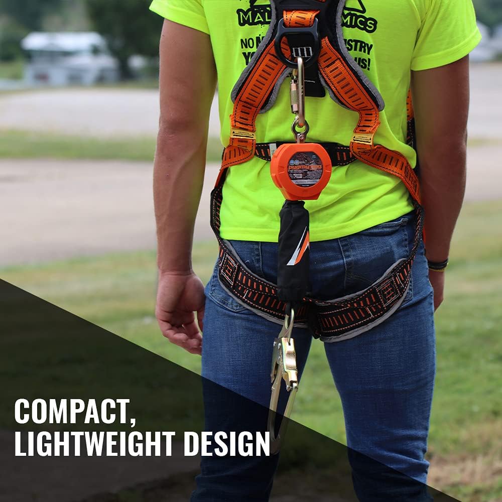 11' Web Self Retracting Lifeline with Rebar Hook C9574