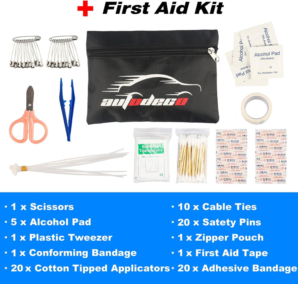 118-Piece Car Roadside Emergency Kit N351