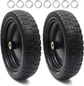 2-Pack 13'' Solid Polyurethane Flat-Free Tire and Wheel Assemblies Z482741