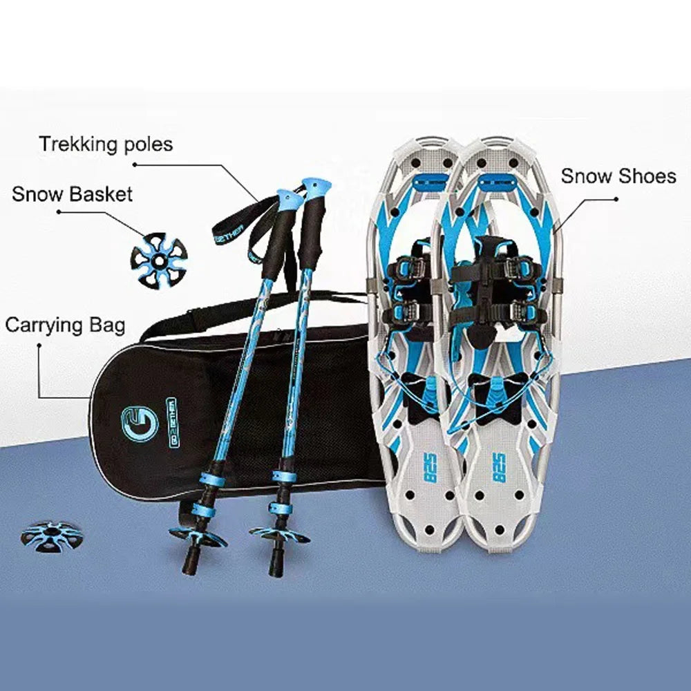 Aluminum Alloy AntiSlip Adjustable Snow Shoes H666