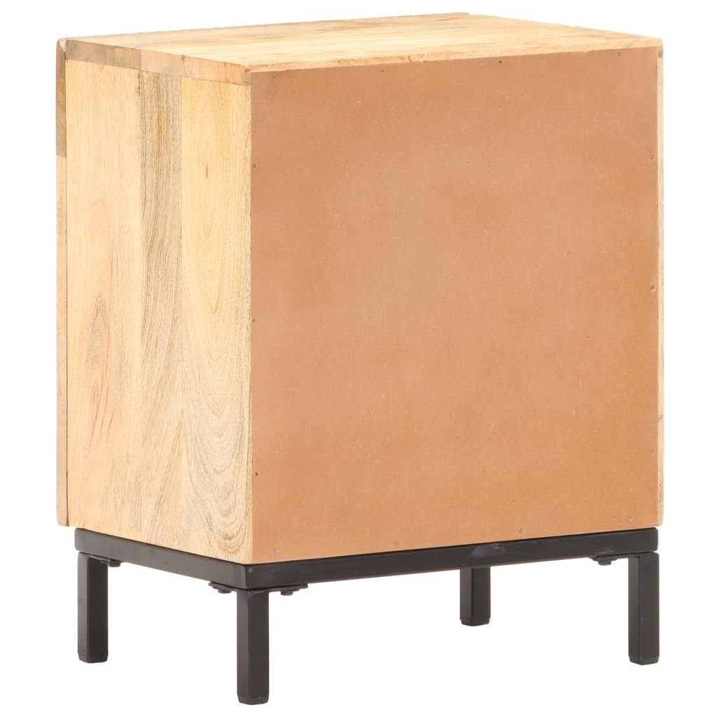 Solid Mango Wood Bedside Cabinet I7090