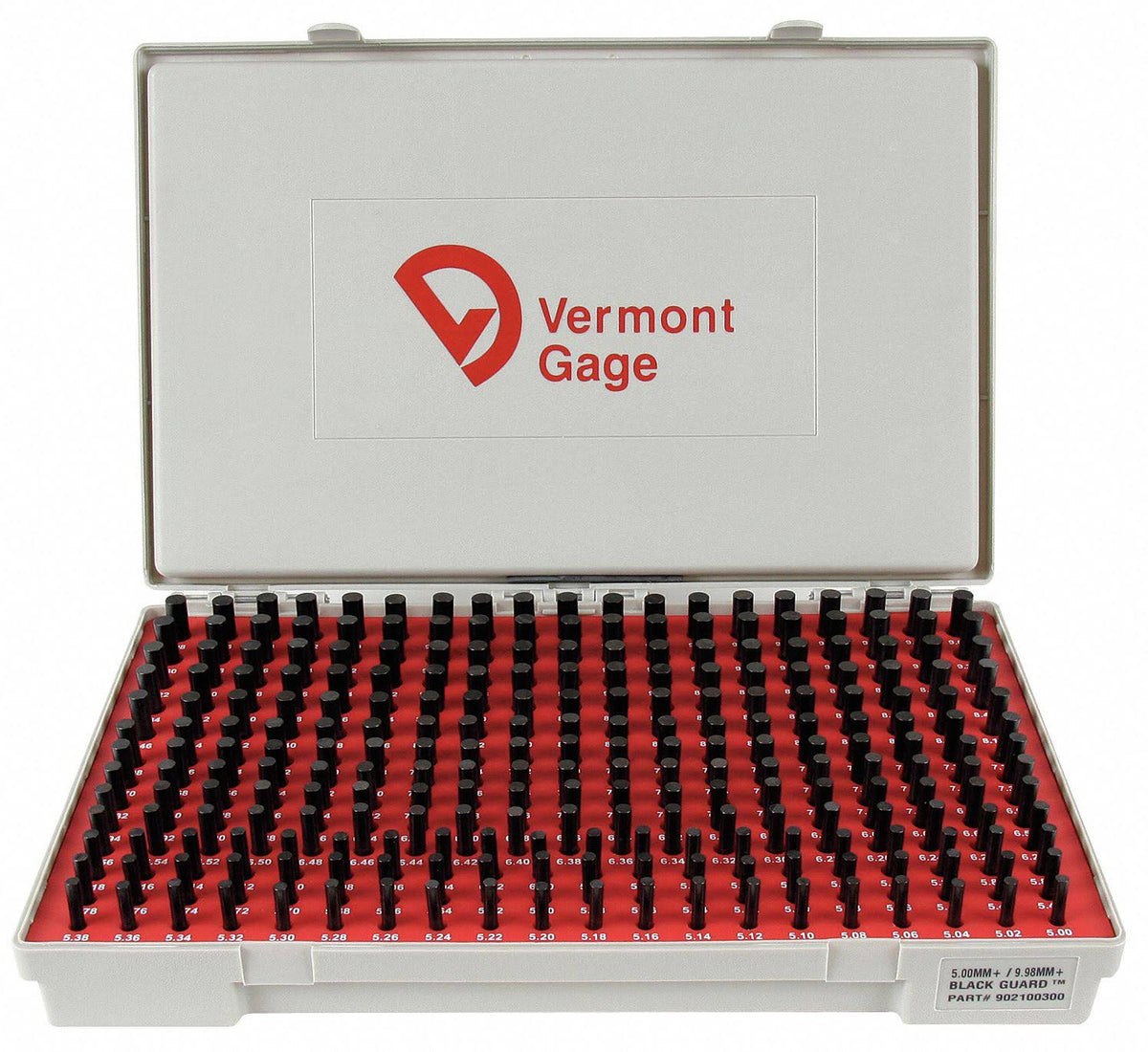 Pin Gage Set 5.00-9.98mm Black J657