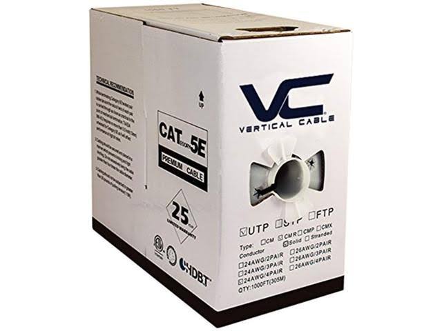 1000ft Bulk Cat5e Ethernet Cable K2420