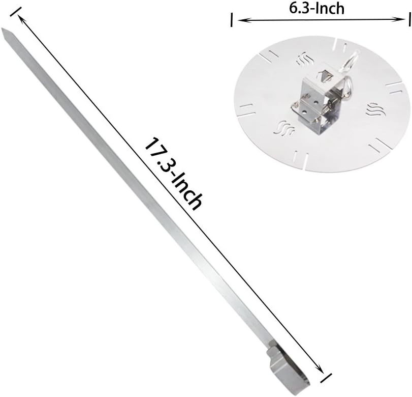 Stainless Steel Rotating Skewer System Pack of 2 Z173195
