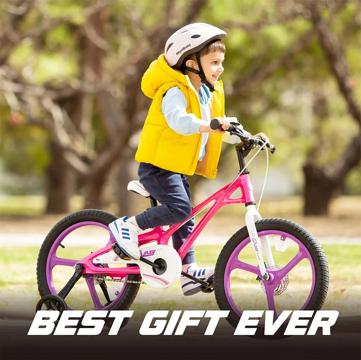 16 In. Kids Bike with Disc Brake and Training Wheel B620