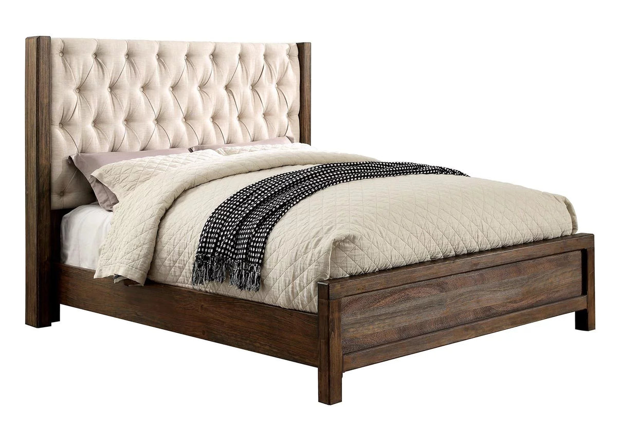 Solid Wood King Bedroom Set 3pcs S5408