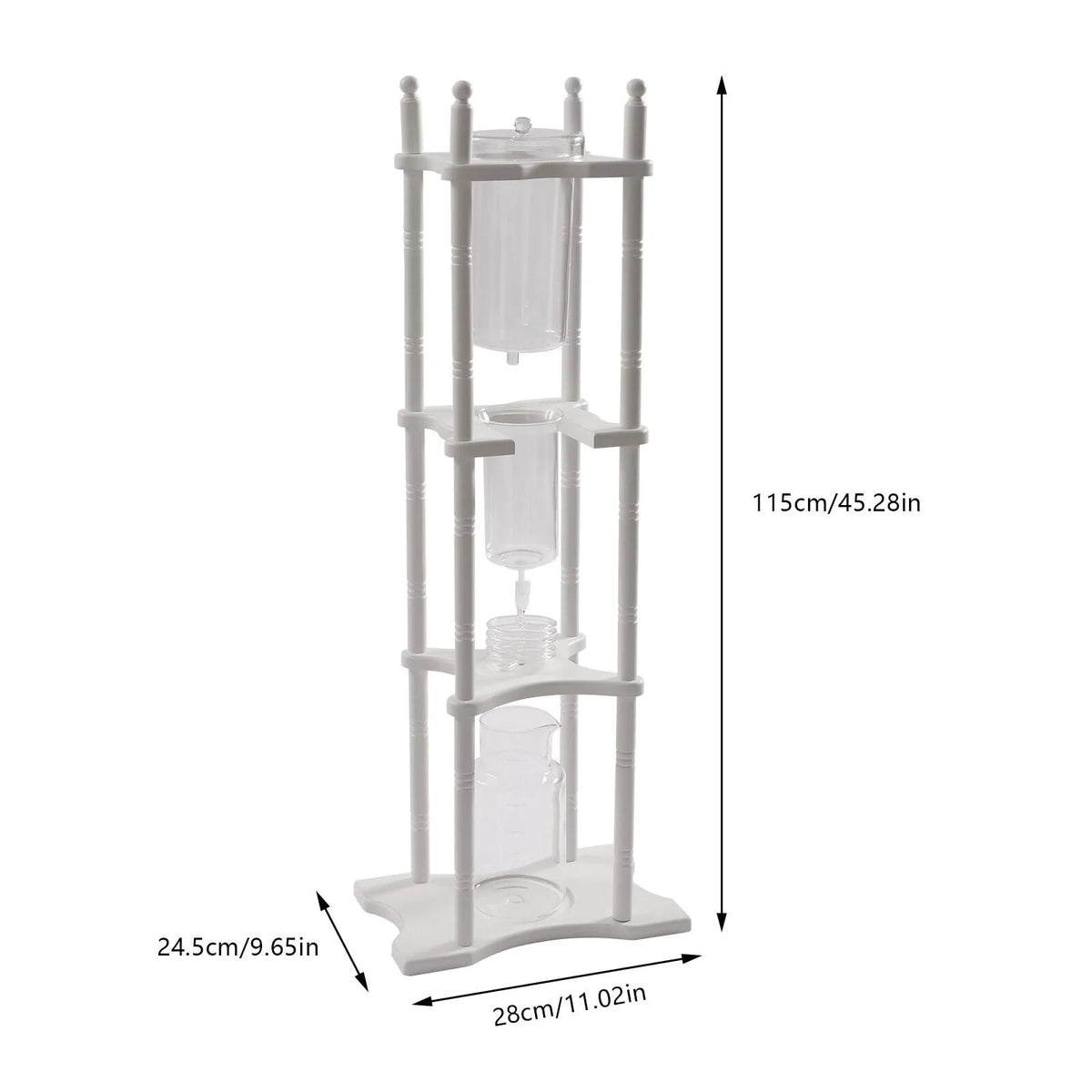 Cold Brew Coffee Machine 25 Cups Glass Tower H53741