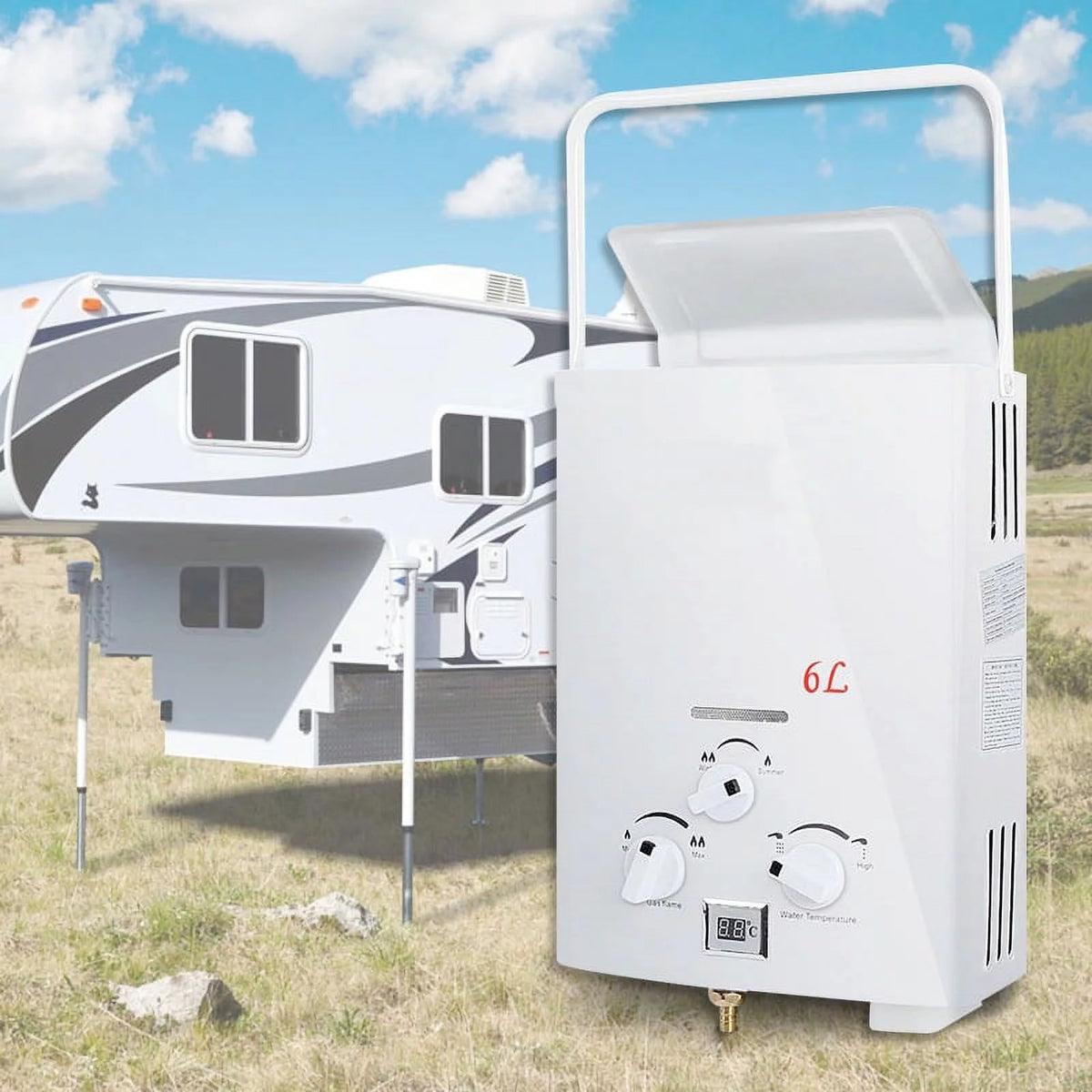 1.6 GPM 6L Portable Tankless LPG Water Heater R312163