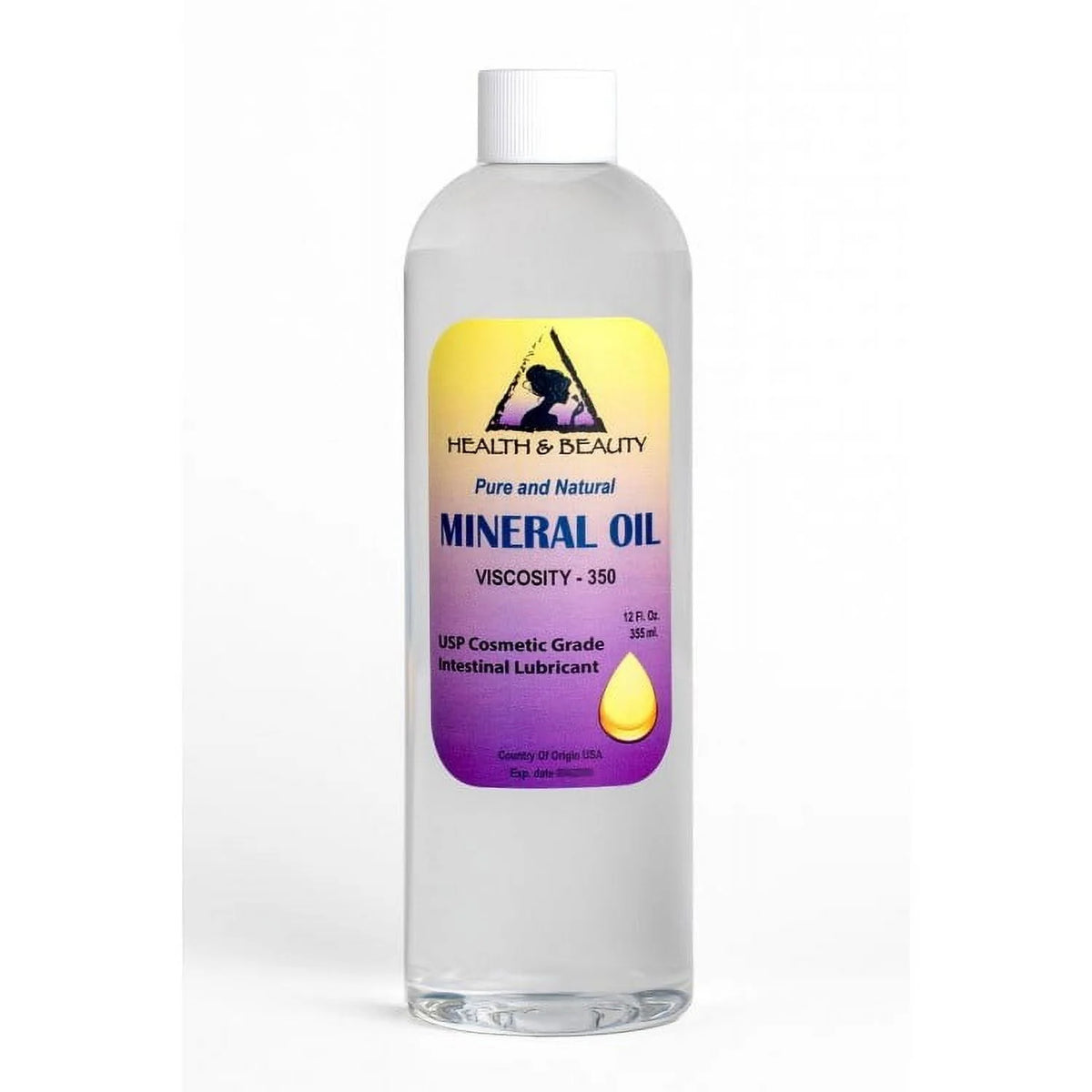 Mineral Oil 350 Viscosity NF USP Grade 36 oz E1436