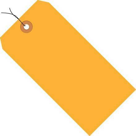Fluorescent Orange Pre-Wired Shipping Tags (1000 Per/Case) L289264